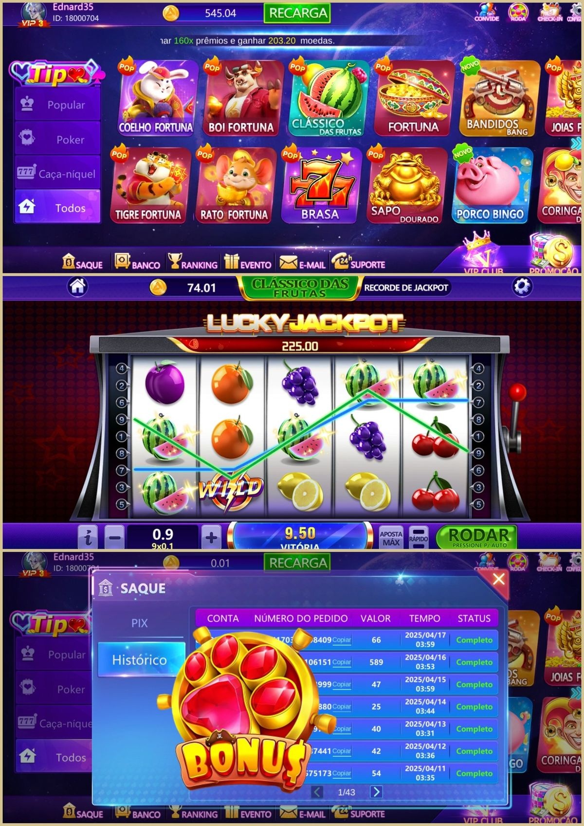 WinPalace Casino game